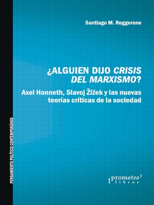 cover image of ¿Alguién dijo crisis del marxismo?